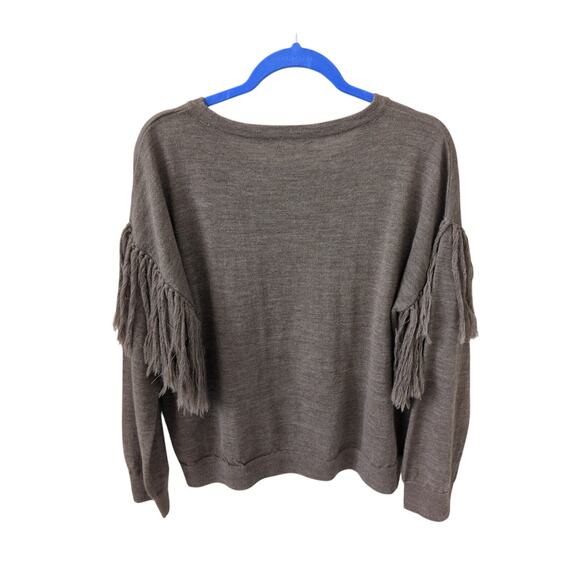 Ulla Johnson Alpaca Fringe Sweater size M - Picture 4 of 4